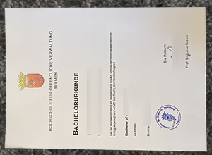 Incredible ways to own a HfÖV Bremen urkunde in Germany