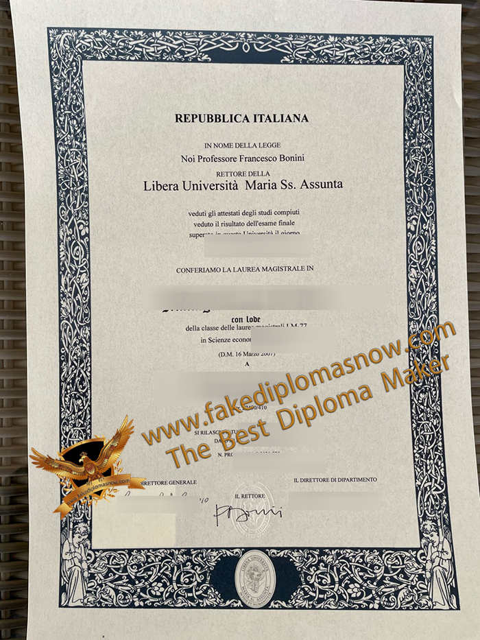 Libera Università Maria SS. Assunta Laurea