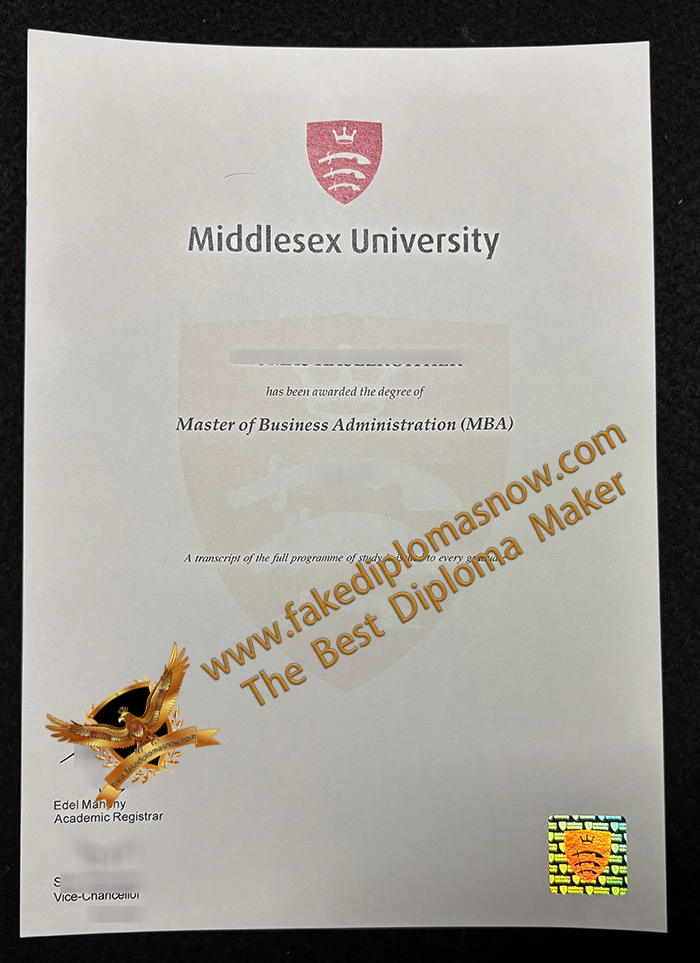 Middlesex University degree， Middlesex University diploma