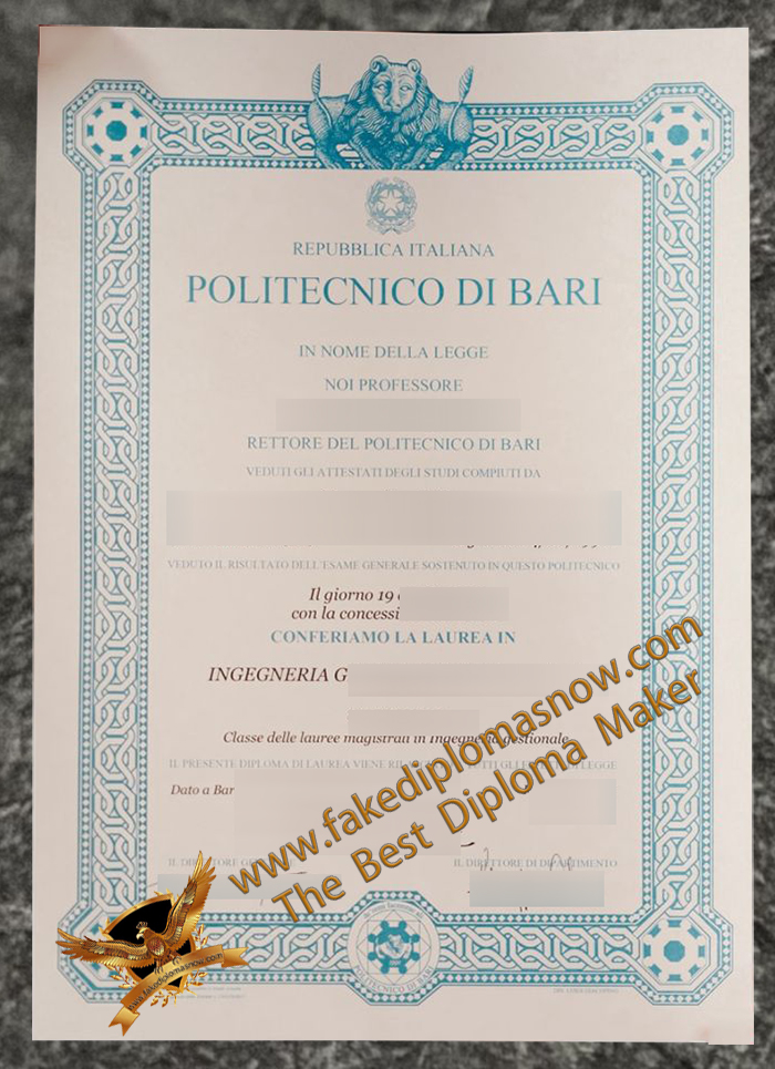 Politecnico di Bari Laurea