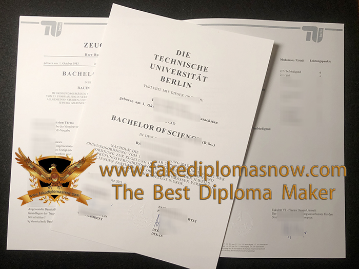 Technische Universität Berlin Urkunde und Zeugnis
