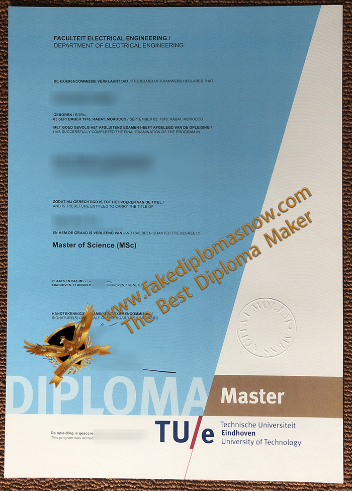 Technische Universiteit Eindhoven diploma