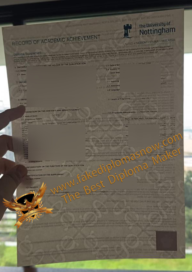 University of Nottingham transcript University of Nottingham transcript