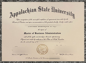 Take Appalachian State University diploma online