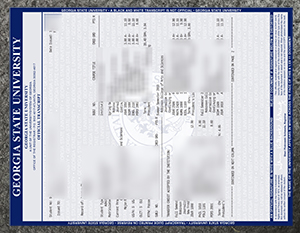 How long to get a Georgia State University transcript online?