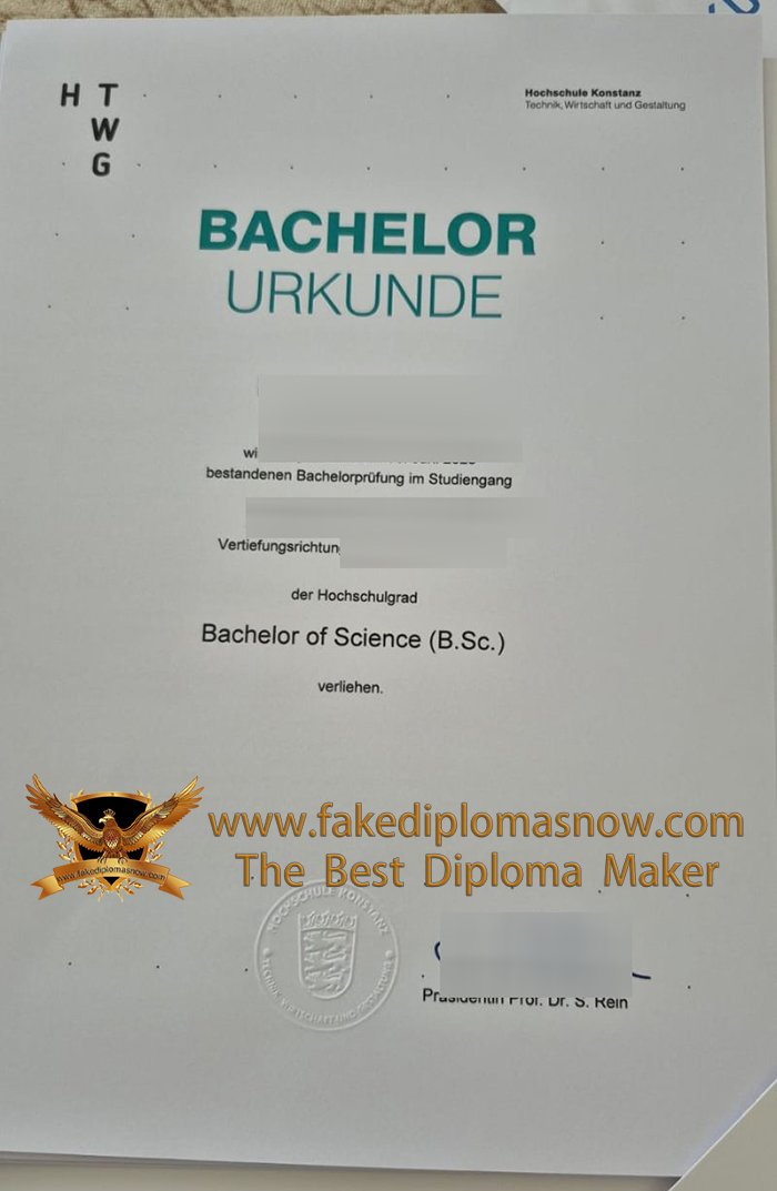 HTWG Konstanz Urkunde
