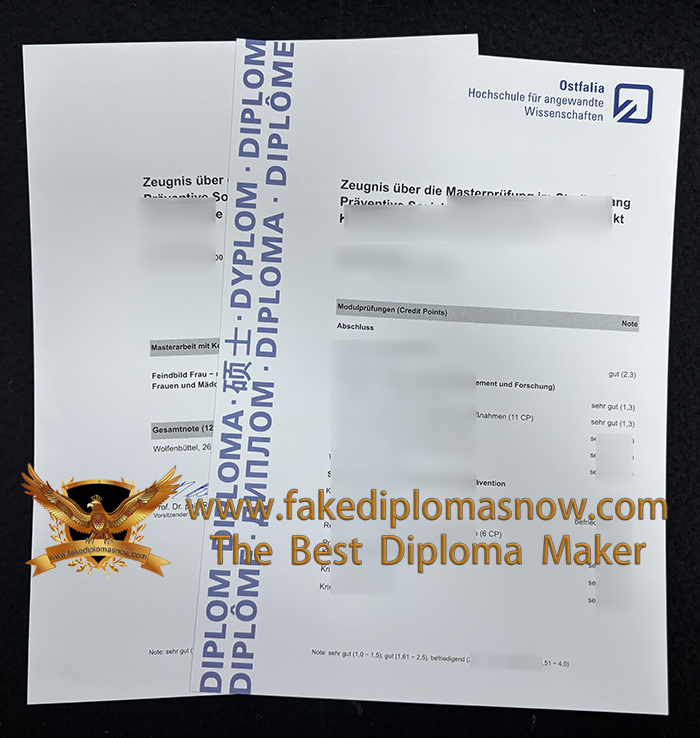 Ostfalia Hochschule für angewandte Wissenschaften Zeugnis