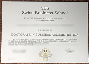 SBS Swiss Business School DBA degree