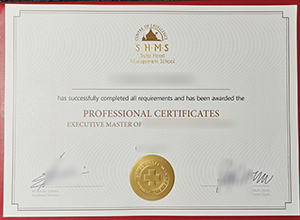 SHMS diploma certificate