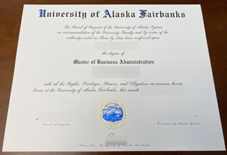 University of Alaska Fairbanks (UAF) degree sample