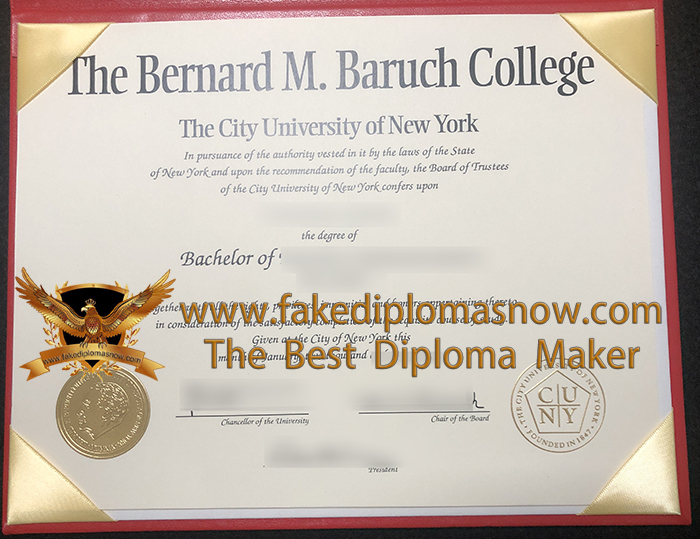 Bernard M. Baruch College diploma Bernard M. Baruch College diploma