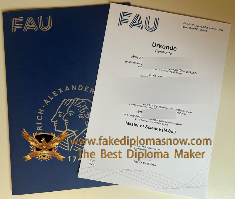 FAU Erlangen-Nürnberg Urkunde