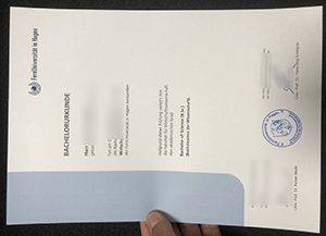 Fernuniversität in Hagen Urkunde sample 2026