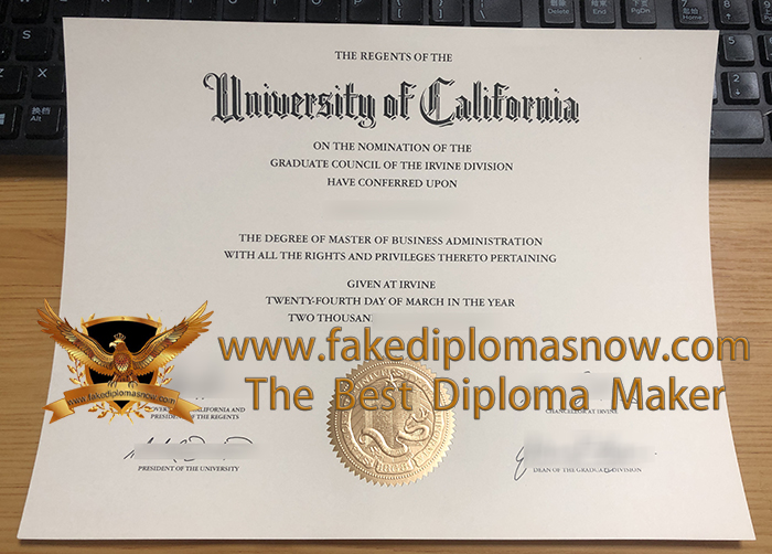 UC Irvine diploma