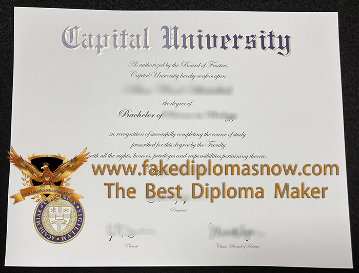 Capital University degree Capital University degree