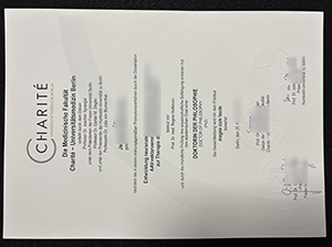 Charité – Universitätsmedizin Berlin Urkunde 2026