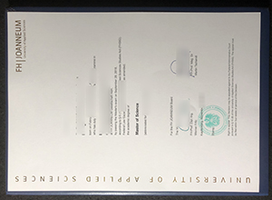 FH Joanneum degree certificate 2026