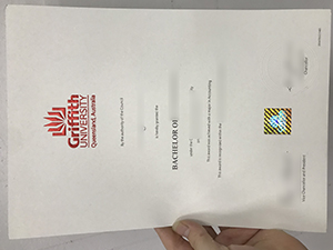 Authentic-Looking Griffith University degree sample