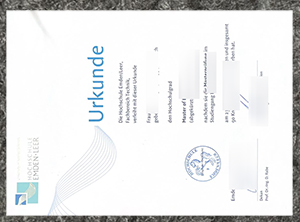 Remedies for Lost Hochschule Emden/Leer Urkunde