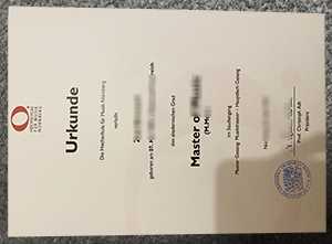 Hochschule für Musik Nürnberg Urkunde 2026