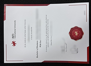 INTI International University degree sample