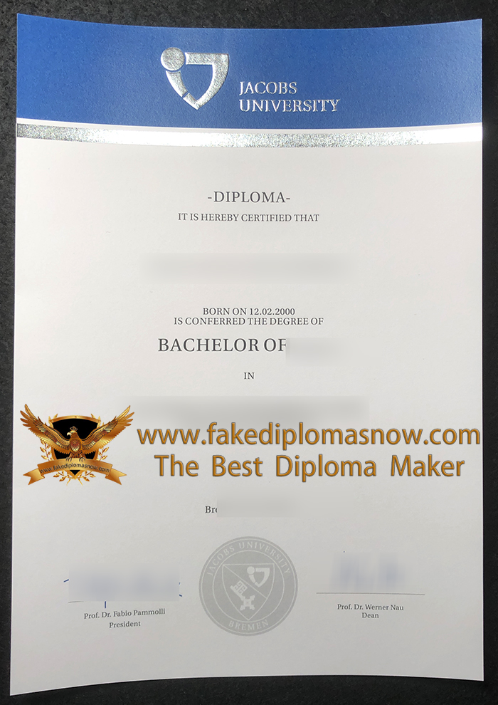 Jacobs University diploma