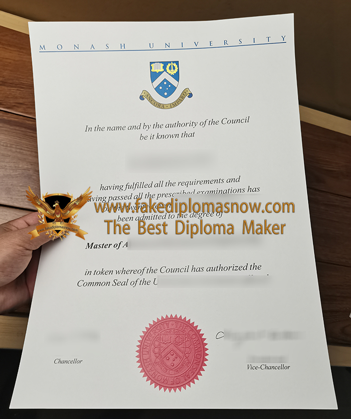 Monash University degree, Monash University diploma