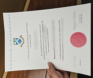 Monash University degree sample 2026