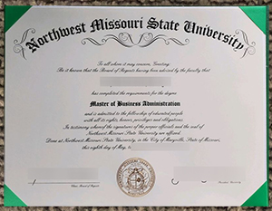 NW Missouri diploma from United States