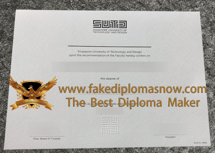 Singapore University of Technology and Design (SUTD) degree