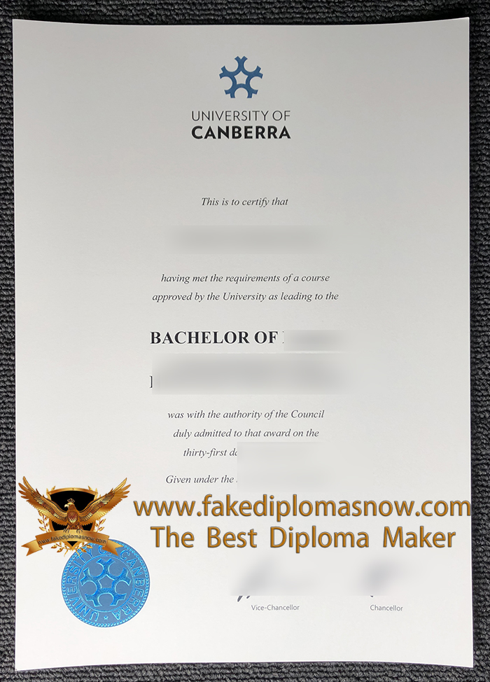 University of Canberra degree