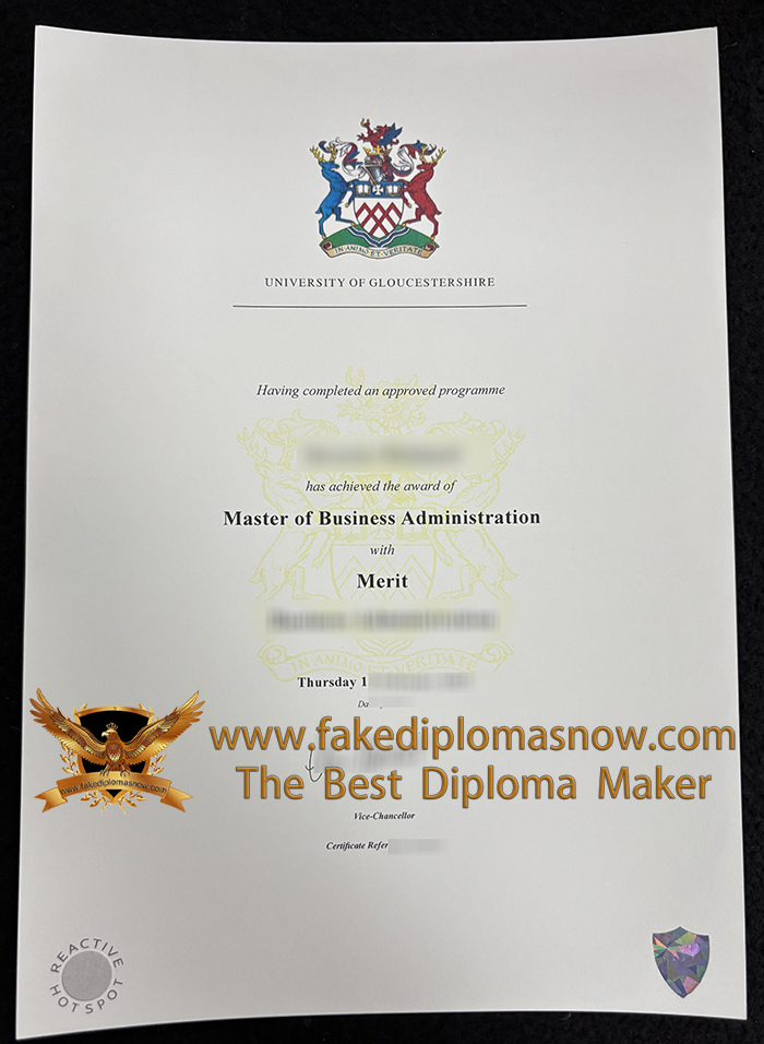 University of Gloucester degree