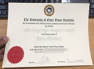 Replacement of University of Notre Dame Australia degree