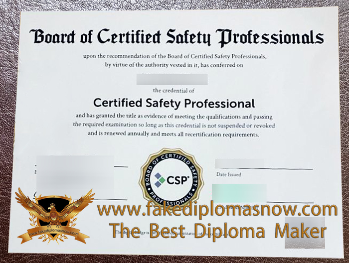 CSP certificate
