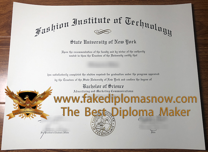 Fashion Institute of Technology (FIT) degree,  FIT diploma 