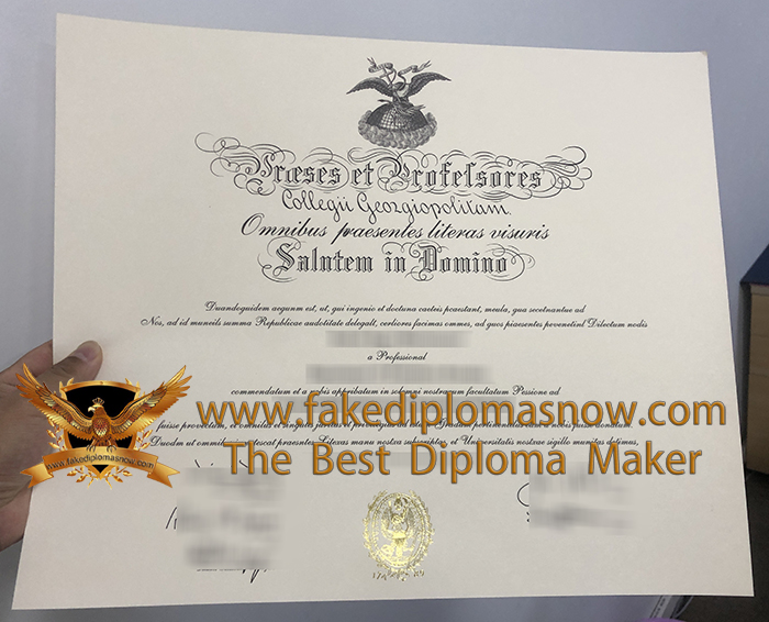 Georgetown University degree