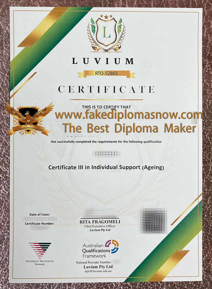 Luvium Certificate