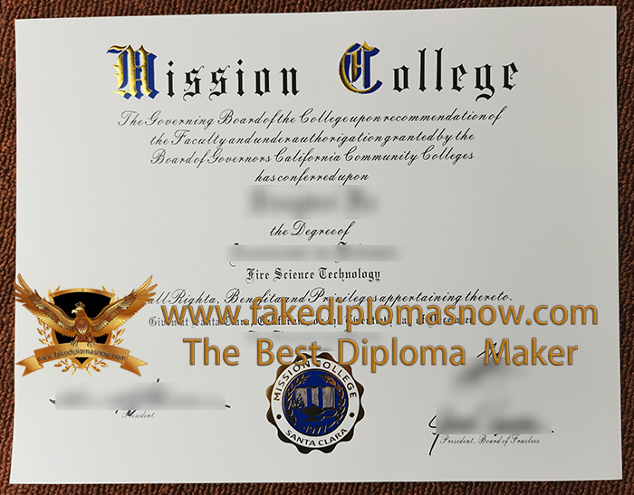 Mission College degree