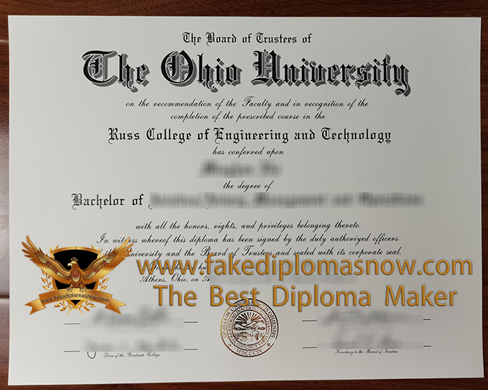 Ohio University diploma Ohio University diploma