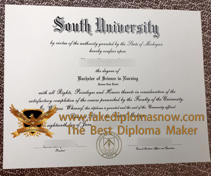 South University Diploma