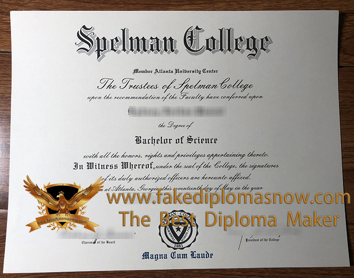 Spelman College diploma