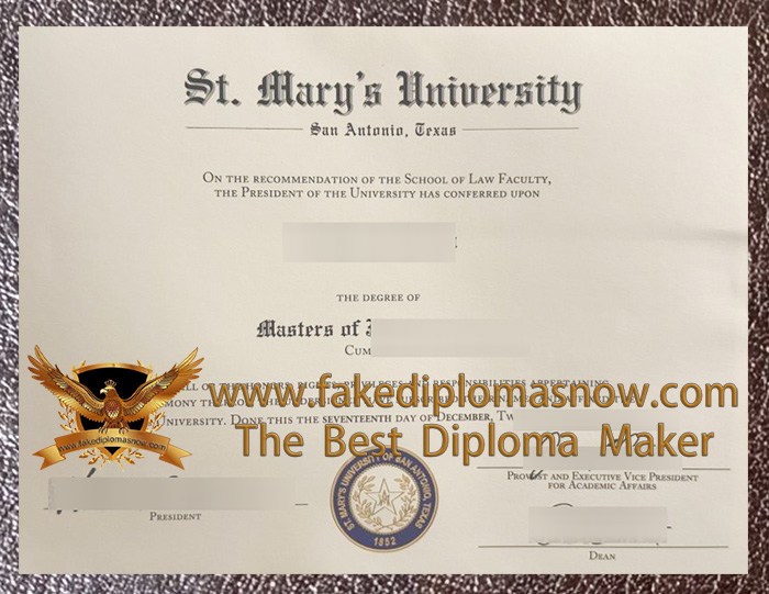 St. Mary's University, Texas degree
