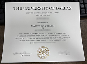 University of Dallas MSc diploma 2026