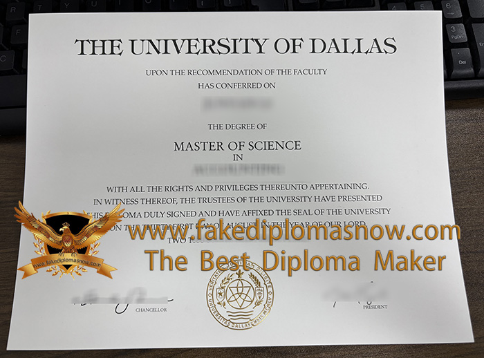University of Dallas MSc diploma University of Dallas MSc diploma
