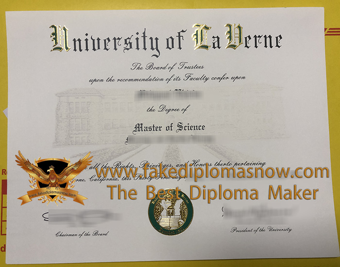 University of La Verne diploma