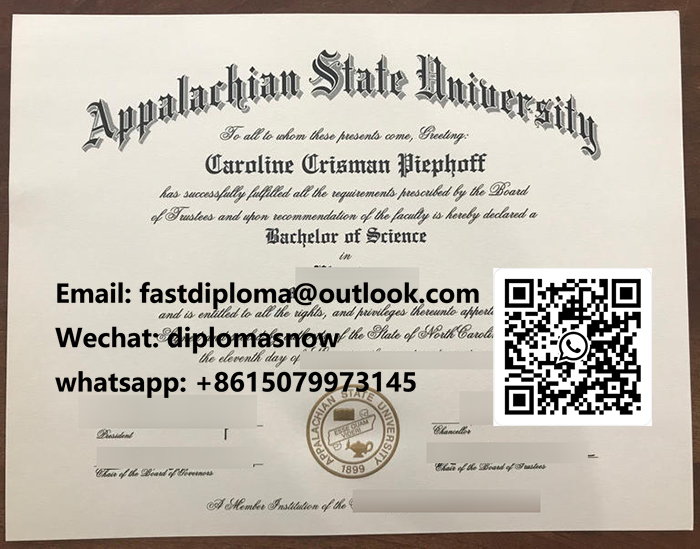 Appalachian State University degree