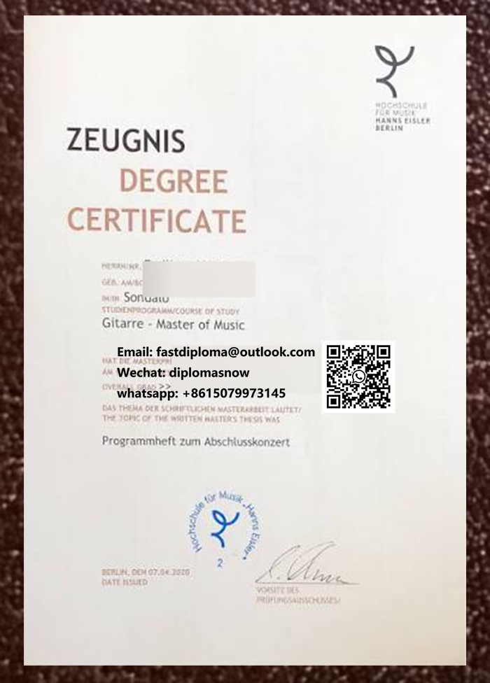 Hochschule für Musik Hanns Eisler Berlin Zeugnis Hochschule für Musik Hanns Eisler Berlin Zeugnis