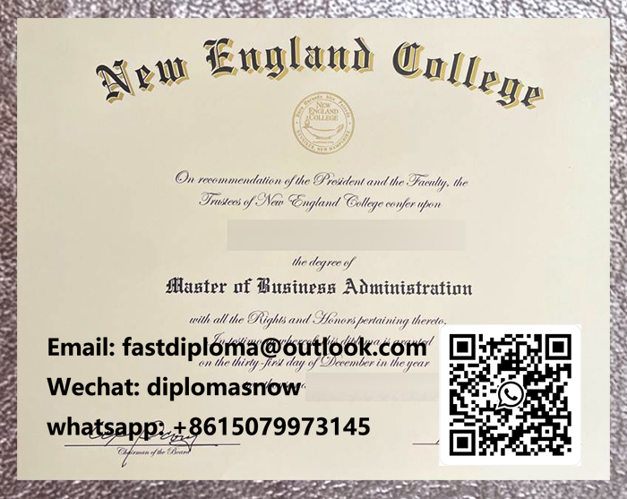New England College (NEC) diploma New England College (NEC) diploma