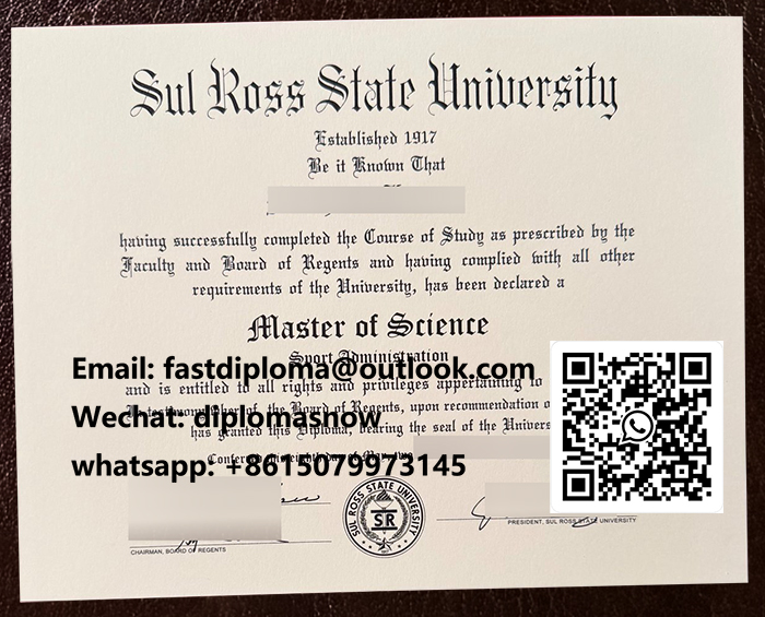 SRSU diploma SRSU diploma