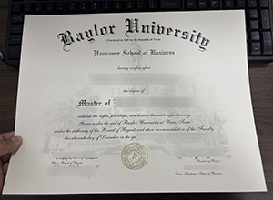 How to create a Baylor University diploma?